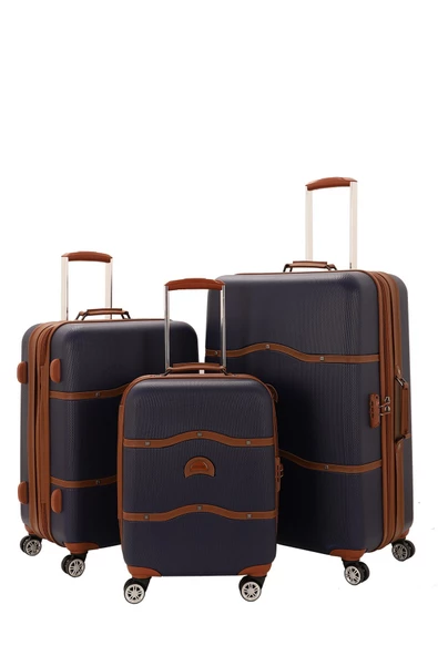 Mçs Üçlü Lüx Abs Valiz Seti V207 - 7