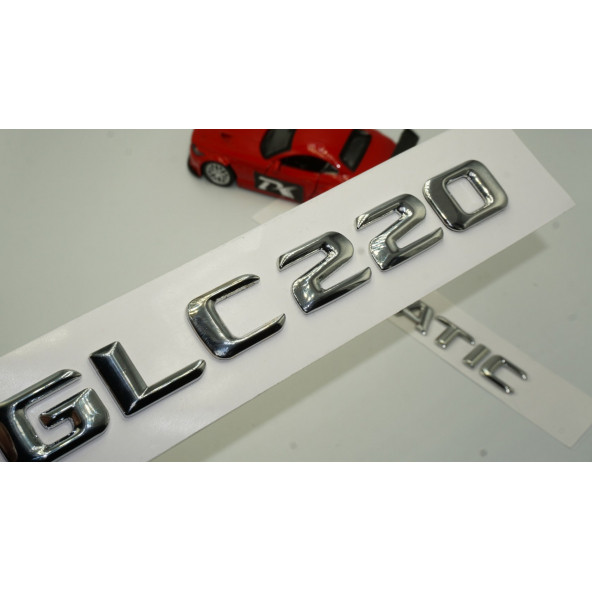 Benz GLC 220 4Matic Bagaj Krom Metal 3M 3D Yazı Logo