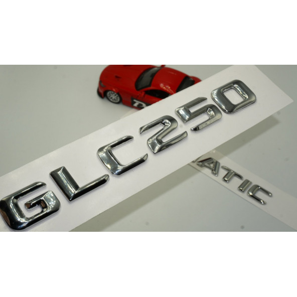 Benz GLC 250 4Matic Bagaj Krom Metal 3M 3D Yazı Logo