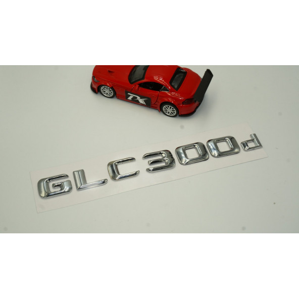 Benz GLC 300d Bagaj Krom Metal 3M 3D Yazı Logo - Resim 2
