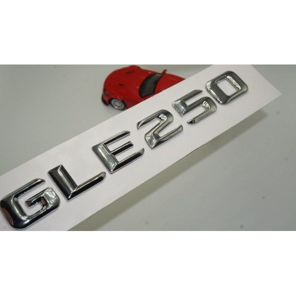 Benz GLE 250 Bagaj Krom Metal 3M 3D Yazı Logo