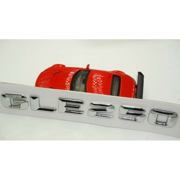 Benz GLE 250 Bagaj Krom Metal 3M 3D Yazı Logo - Resim 4