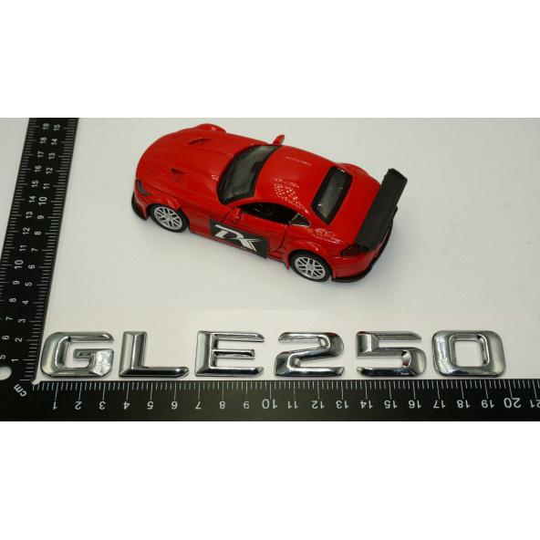 Benz GLE 250 Bagaj Krom Metal 3M 3D Yazı Logo - Resim 5