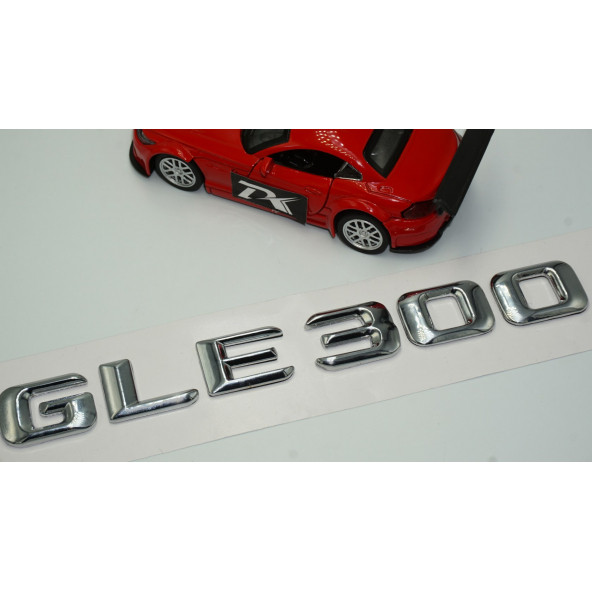 Benz GLE 300 Bagaj Krom Metal 3M 3D Yazı Logo - Resim 3