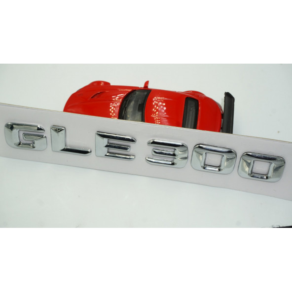 Benz GLE 300 Bagaj Krom Metal 3M 3D Yazı Logo - Resim 4