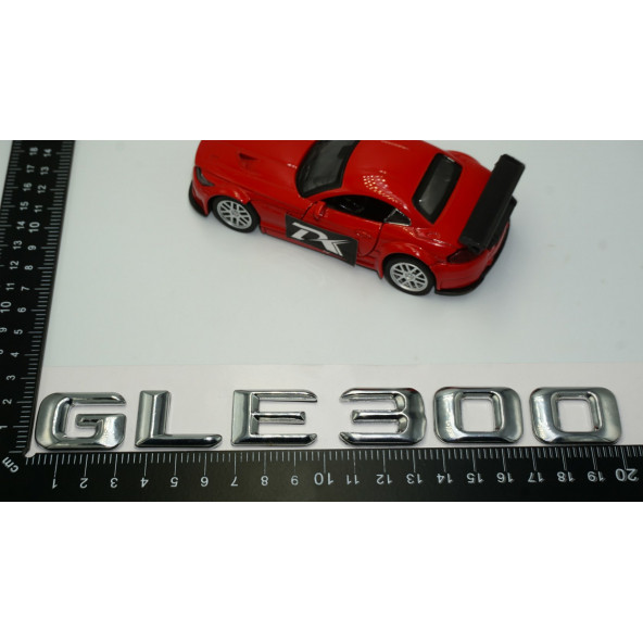 Benz GLE 300 Bagaj Krom Metal 3M 3D Yazı Logo - Resim 5