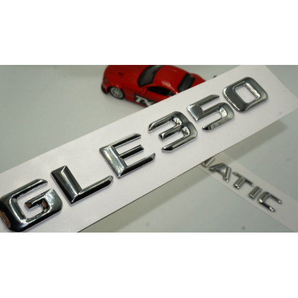 Benz GLE 350 4Matic Bagaj Krom Metal 3M 3D Yazı Logo