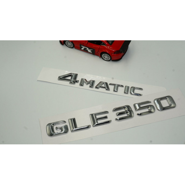 Benz GLE 350 4Matic Bagaj Krom Metal 3M 3D Yazı Logo - 2