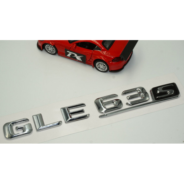 Benz GLE 63S Bagaj Krom Metal 3M 3D Yazı Logo - 3