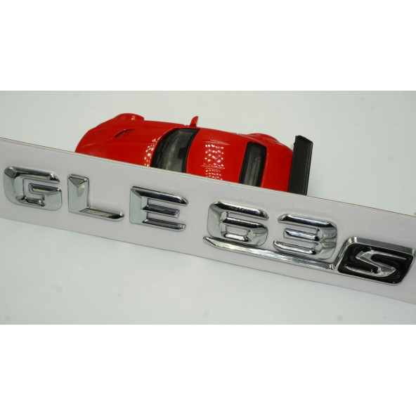 Benz GLE 63S Bagaj Krom Metal 3M 3D Yazı Logo - 4