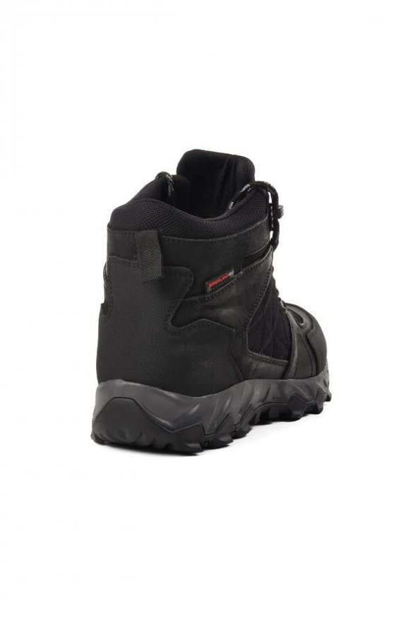 Scootland Siyah Nubuk Hakiki Deri Erkek Outdoor Bot - 4