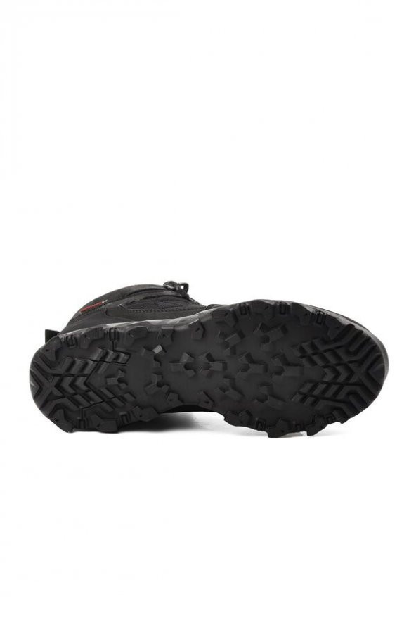 Scootland Siyah Nubuk Hakiki Deri Erkek Outdoor Bot - 5