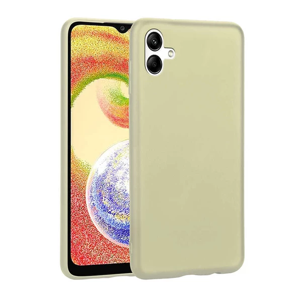 Gpack Samsung Galaxy A04 Kılıf Premier Silikon Mat KorumaNano Glass - 5