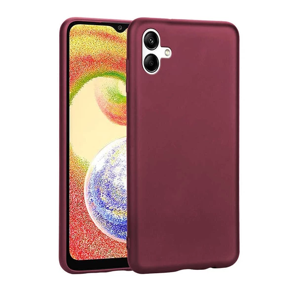 Gpack Samsung Galaxy A04 Kılıf Premier Silikon Mat KorumaNano Glass - 7