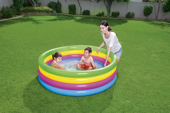 Bestway Şişme Çocuk Havuzu 157cm çap 51117 - 4