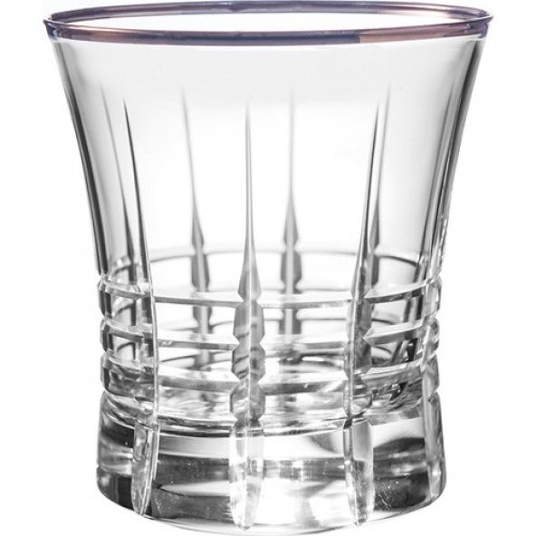 Kcd Helen Platin Kesme El Dekor Yaldızlı 6 Adet Desenli Su Bardağı Takımı ürün görseli 1