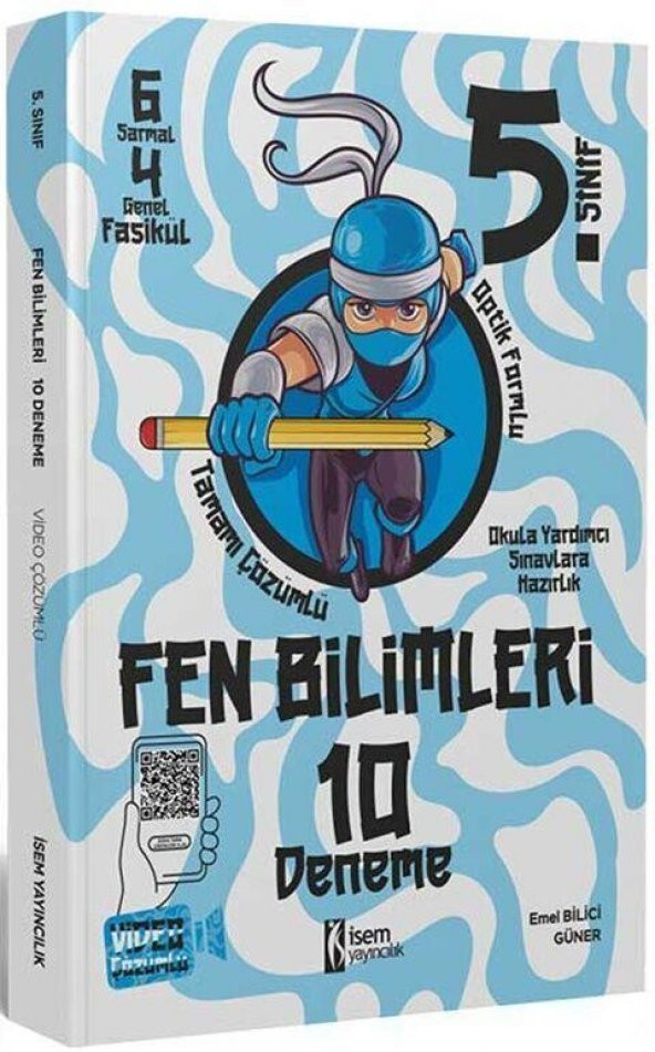 5. Sınıf Fen Bilimleri 10 Deneme İsem Yayınları