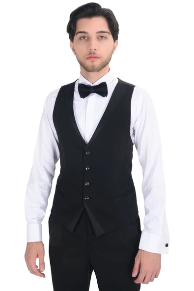 Cengiz İnler Armür Desen Kırlangıç Yaka Damatlık - 5