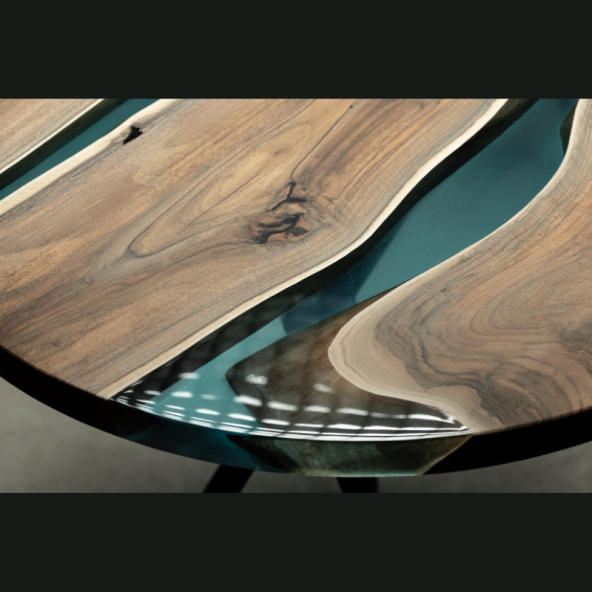 POWER TIME EPOXY 15 Kg Wood Epoxy Quatro MAXİ/ Kalın Döküm Ultra Şeffaf ve Parlak Epoksi Reçine Sehpa, Masa Için (yeni) - 3