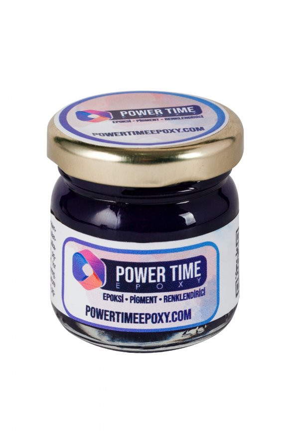 POWER TIME EPOXY Opak & Transparan Sıvı Pigment Boya / Mavi / Epoksi Için