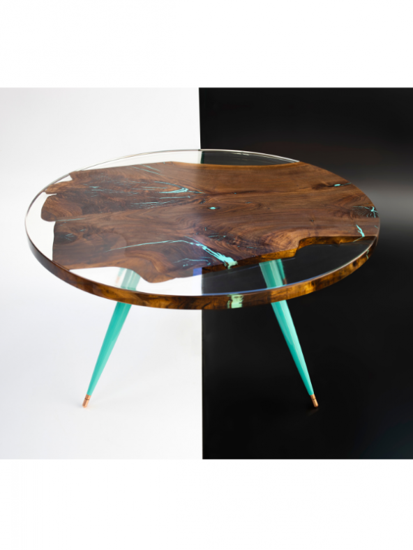 POWER TIME EPOXY 15 Kg Wood Epoxy Quatro MAXİ/ Kalın Döküm Ultra Şeffaf ve Parlak Epoksi Reçine Sehpa, Masa Için (yeni) - 6