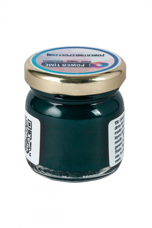 POWER TIME EPOXY Opak & Transparan Sıvı Pigment Boya / Yeşil / Epoksi Için - 2