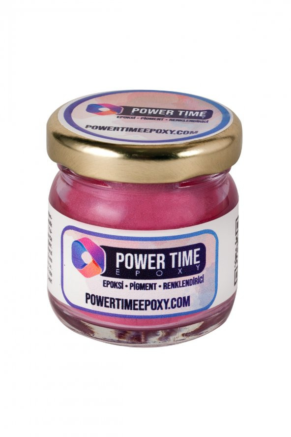 POWER TIME EPOXY Sedefli Metalik Toz Pigment Boya / Şeker Pembe / Epoksi Için