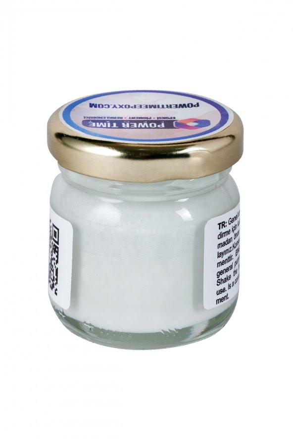 POWER TIME EPOXY Opak & Transparan Sıvı Pigment Boya / Beyaz / Epoksi Için - 2