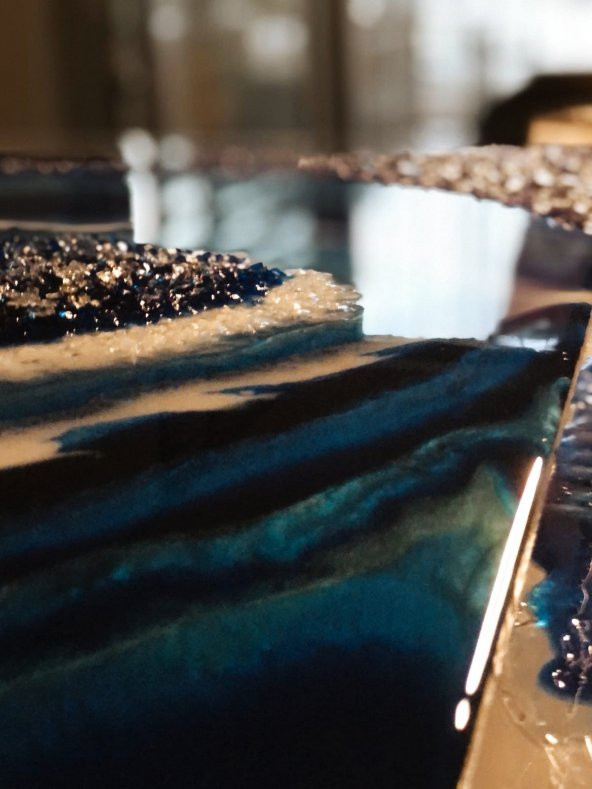 POWER TIME EPOXY 750 gram Hobi Epoksi Speed/ Hızlı Kuruma/ Ultra Şeffaf ve Parlak Epoksi Reçine Ince Döküm Yoğun Kıvam - Resim 3