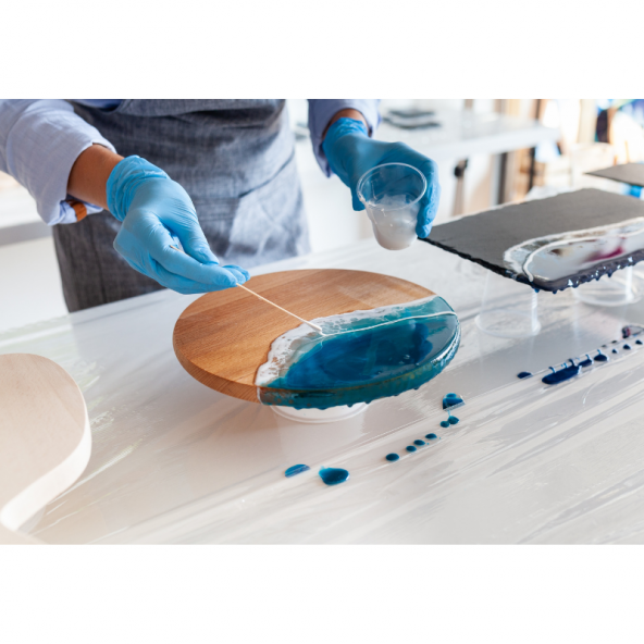 POWER TIME EPOXY 1500 gram Hobi Epoksi Ocean & Sea/ Deniz Efekti Ultra Şeffaf ve Parlak Epoksi Reçine Ince Döküm Yoğun Kıvam - 4