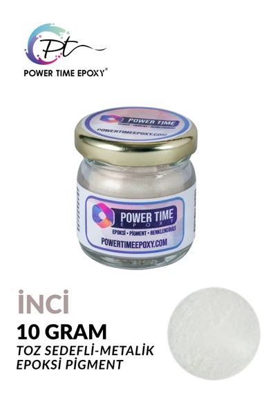 POWER TIME EPOXY Sedefli Metalik Toz Pigment Boya / Inci / Epoksi Için ürün görseli 1