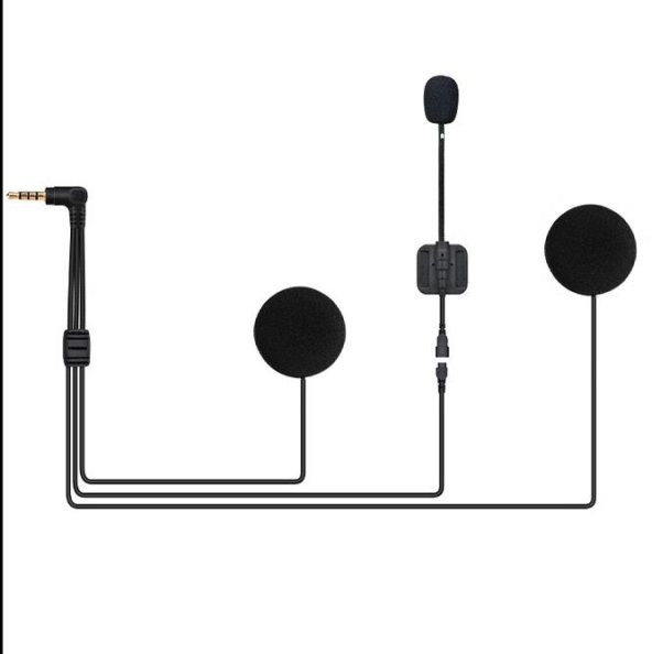 Knmaster KN2150 KN4150 Açık Kask Kulaklık Mikrofon Seti - 1