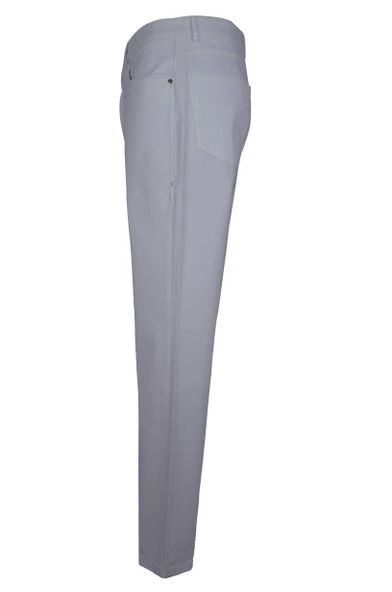 Cengiz İnler Fermuarlı 5 Cep Slim Fit Erkek Kot Pantolon