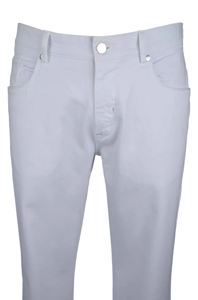 Cengiz İnler Fermuarlı 5 Cep Slim Fit Erkek Kot Pantolon - Resim 3