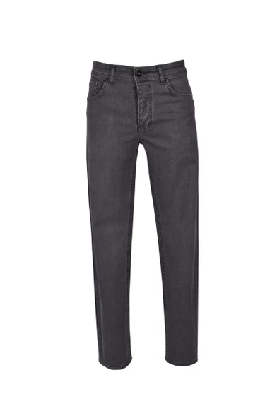 Cengiz İnler Düğmeli 5 Cep Slim Fit Erkek Kot Pantolon - 5