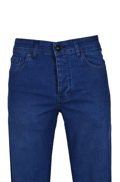 Cengiz İnler Düğmeli 5 Cep Slim Fit Erkek Kot Pantolon - 11