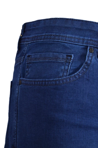 Cengiz İnler Düğmeli 5 Cep Slim Fit Erkek Kot Pantolon - 10