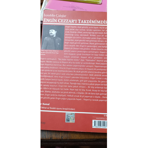 Engin Cezzar'ı Takdimimdir İzzeddin Çalışlar Ka kitap - 2