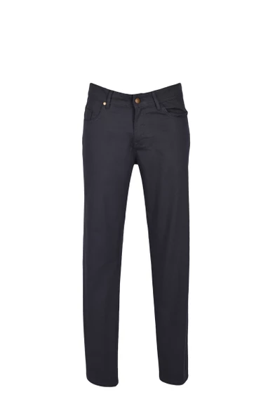 Cengiz İnler Fermuarlı 5 Cep Slim Fit Armürlü Erkek Kanvas Pantolon - 10
