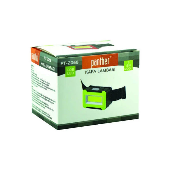 PANTHER Pilli COB LED Kafa Lambası PT-2068 - 2