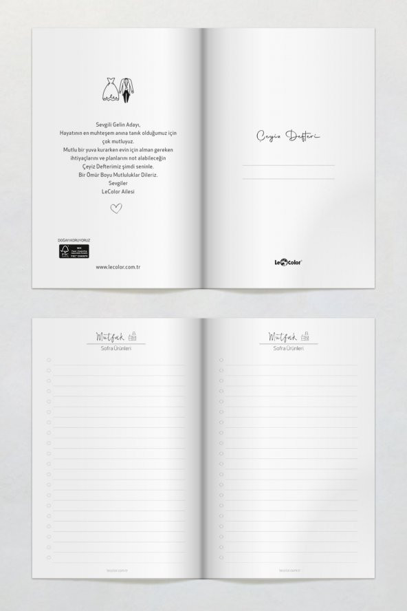 Çeyiz Planlayıcı Defter - 2