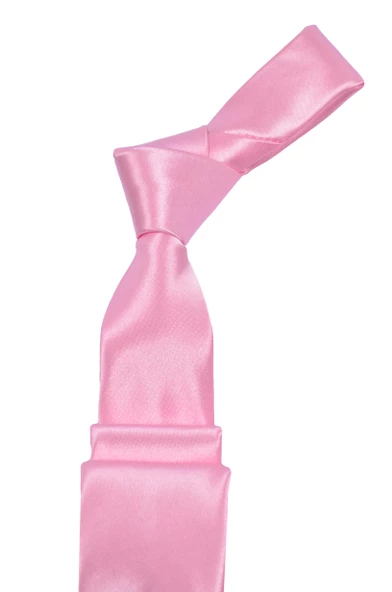 Cengiz İnler Düz Saten Mendilli Mikrofiber Erkek Kravat Aksesuar - 2