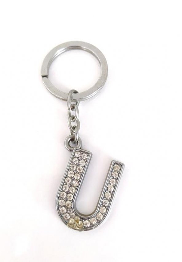 Anahtarlık Harf Anahtarlık Çanta Araba Cüzdan Süsü Aksesuar - 3