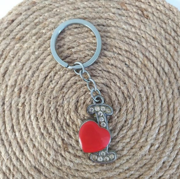 Anahtarlık Harf Kalp Anahtarlık Çanta Araba Cüzdan Süsü Aksesuar ürün görseli