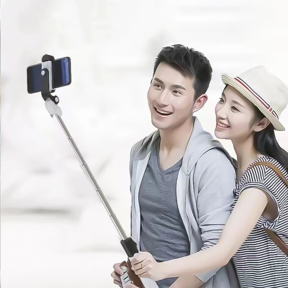 ELSE NİPPON Siyah Bluetooth Kumandalı Selfie Çubuğu-Monopod Telefon Tutucu
