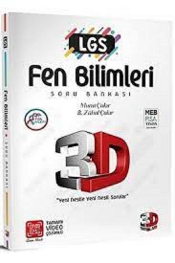 3 D Yayınları Lgs Fen Bilimleri Soru Bankası