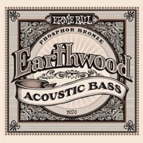 Ernie Ball P02070 Earthwood Bronze 45-95 Akustik Bas Gitar Teli ürün görseli 1