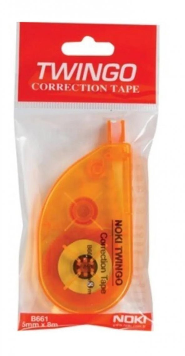 Şerit Daksil 5mmx8 Metre 1 Adet Şerit Düzeltici Twingo Şerit Silici Correction Tape - 2