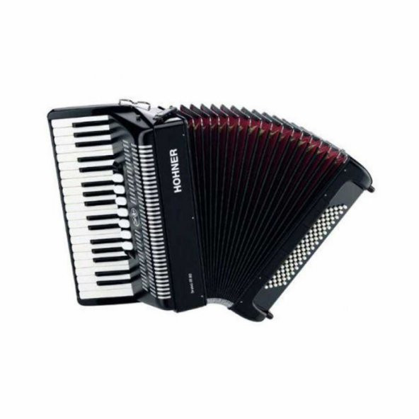 Hohner Bravo III 80 Akordiyon (Siyah) ürün görseli 1