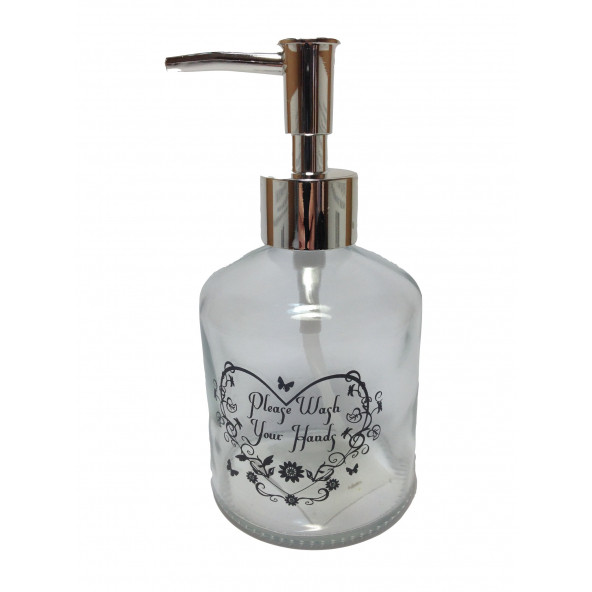 CAM SIVI SABUNLUK,KALPLİ MODEL 300ML 7,6X15,5CM - Resim 2